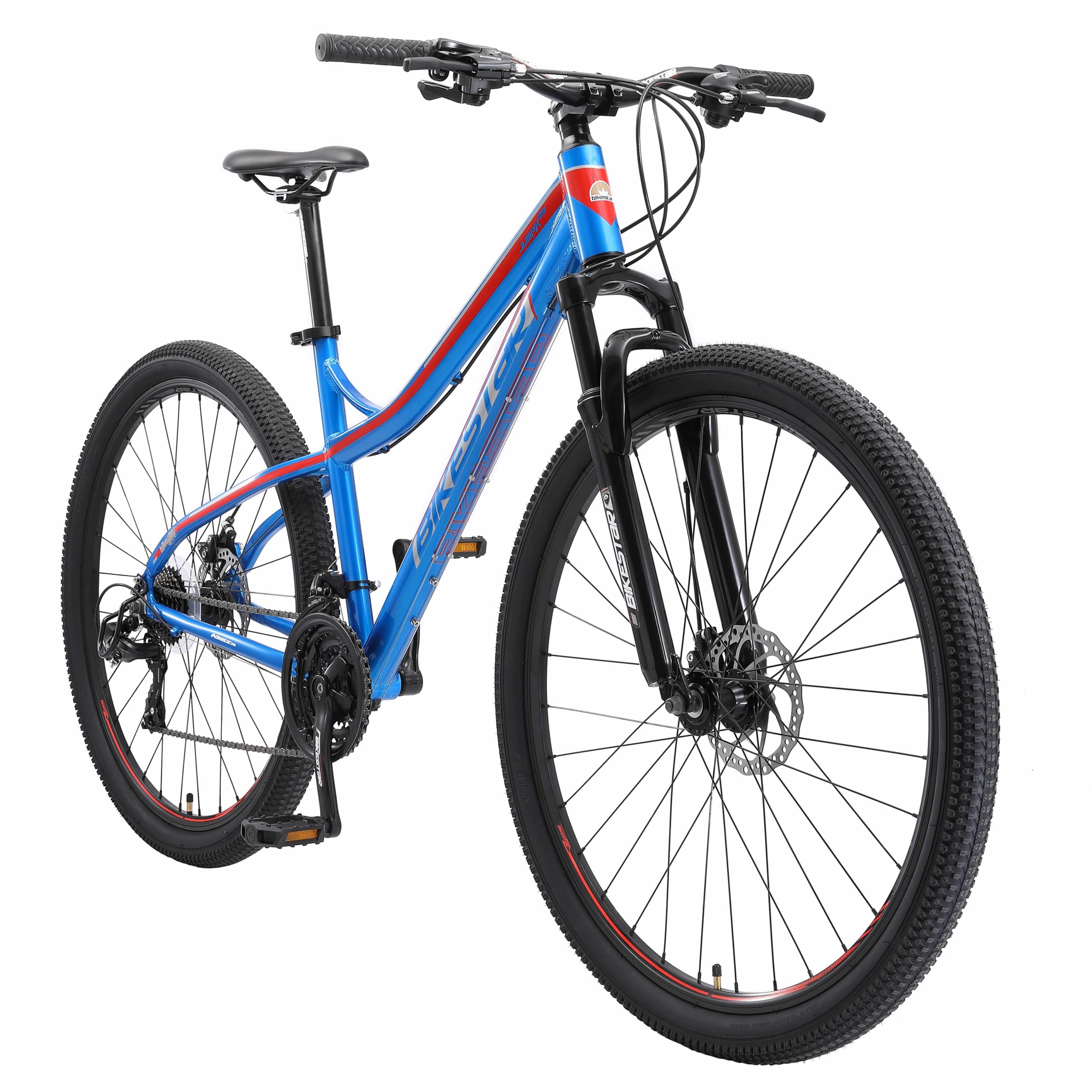 BIKESTAR Bicicleta de montaña Hardtail de Aluminio, 21 Marchas Shimano 26, 27.5, 29" Pulgadas | Mountainbike con Frenos de Disco Cuadro 16, 17, 18" MTB