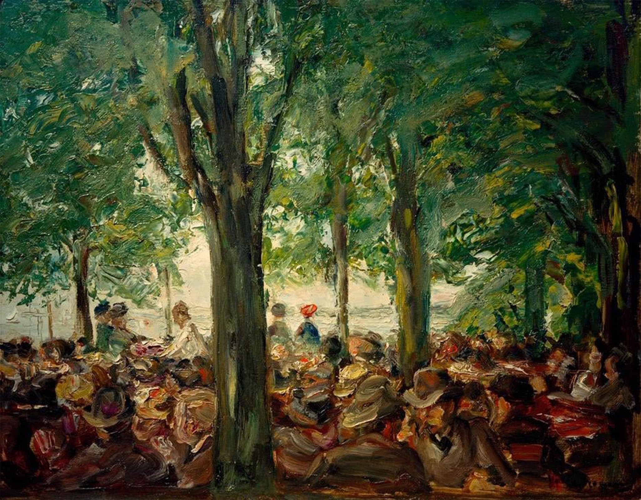 Max Liebermann Tableaux Garden Restaurant sur la Havel Impression Affiche Murale 60x90cm - 5