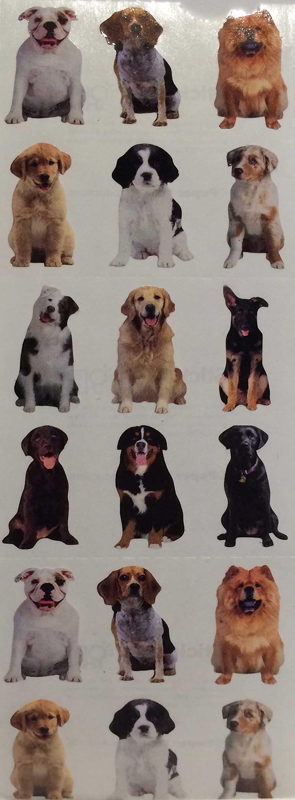 Mini Dogs Stickers - 6 Sheets