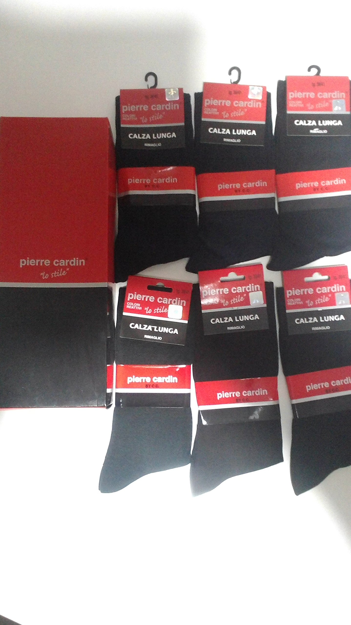 6 Paia Calze Uomo Pierre Cardin - 100% Cotone Made In Italy, Filo Di Scozia, Morbide Ed Eleganti - Foto 6