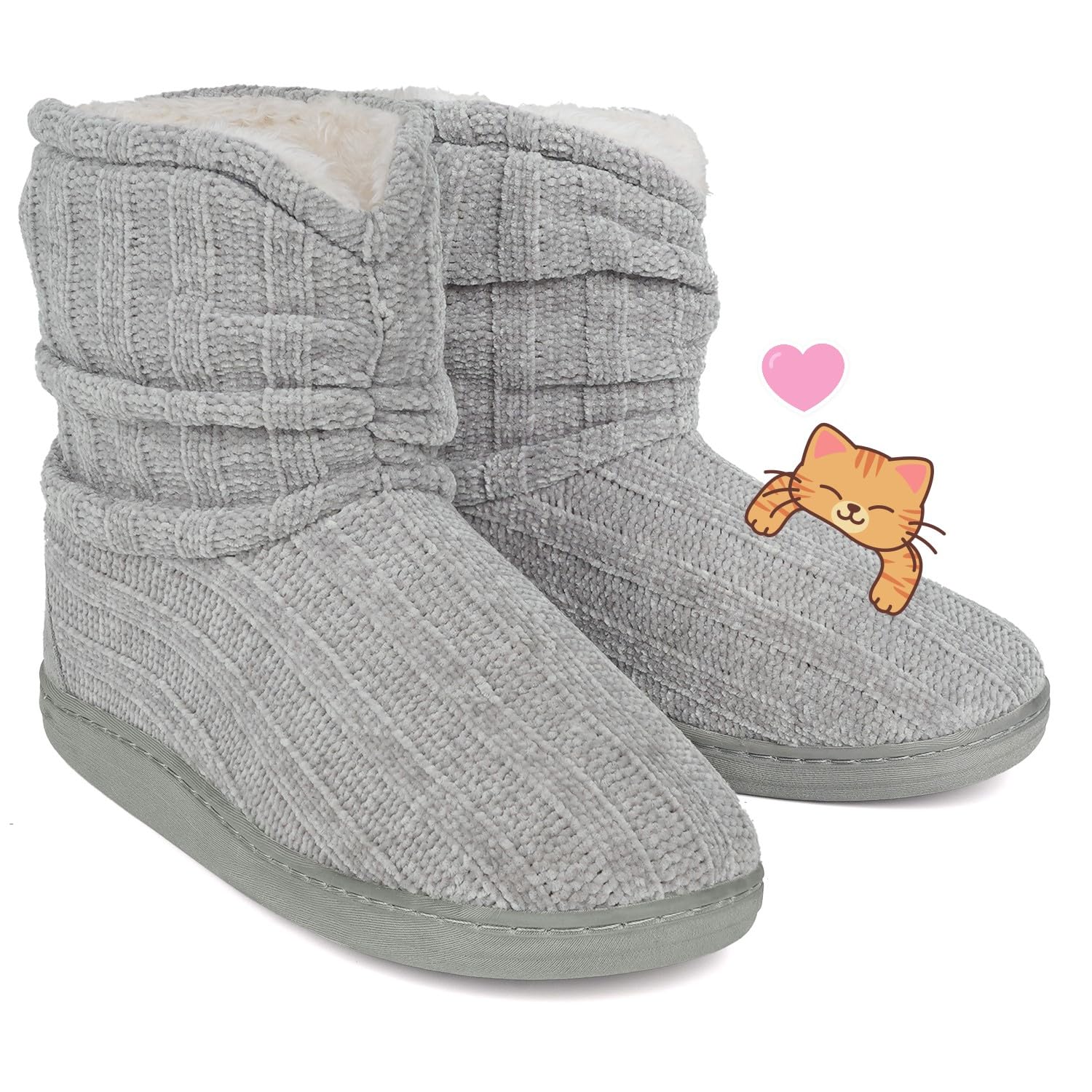 Ladies Slippers Women Christmas Gifts Plush Womens Slippers Boots