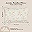KeaBabies Toddler Pillow with Pillowcase, Jumbo 14X20 - Soft Organic Cotton Toddler Pillows for Sleeping - Machine Washable - Perfect for Travel, Toddler Bed Set (Wild Picnic)