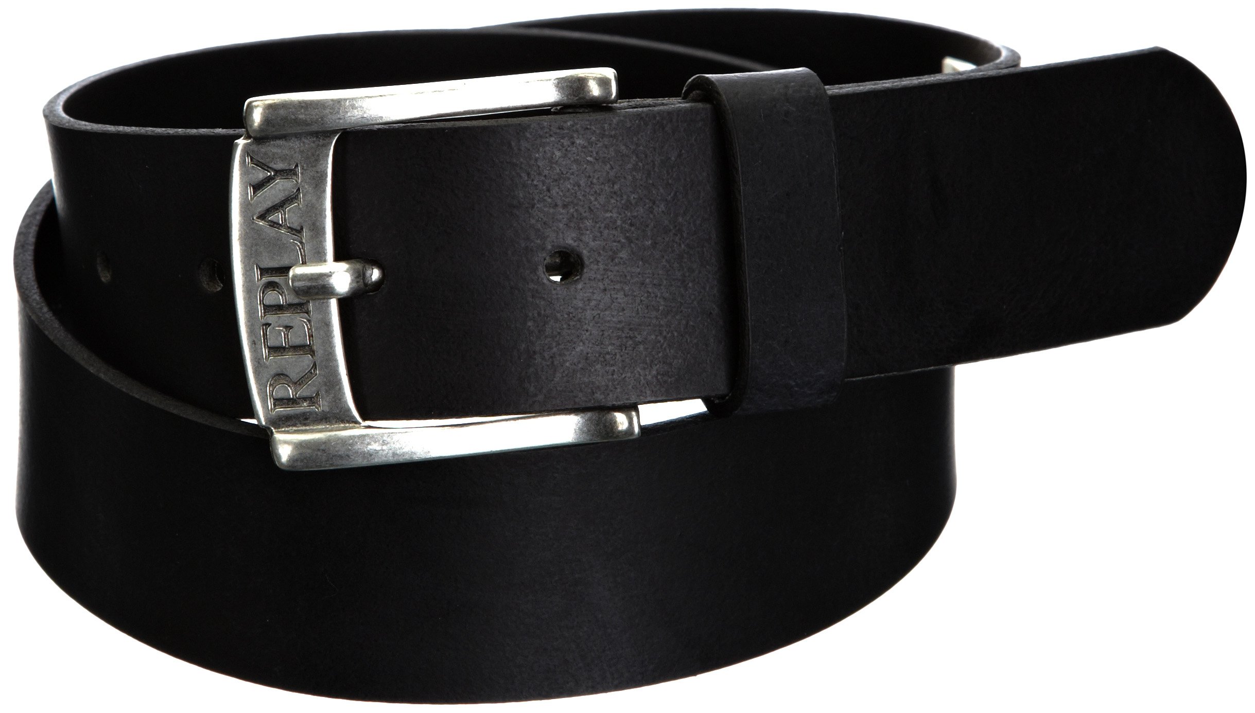 Replay Men's AM2238.100.A3001 Belt, 098 Black, 90