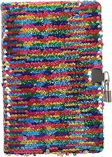 Ciieeo Caderno Diário Caderno De Lantejoulas Diário Caderno De Papelaria Caderno Personalizado Caderno De Lantejoulas Diário Caderno