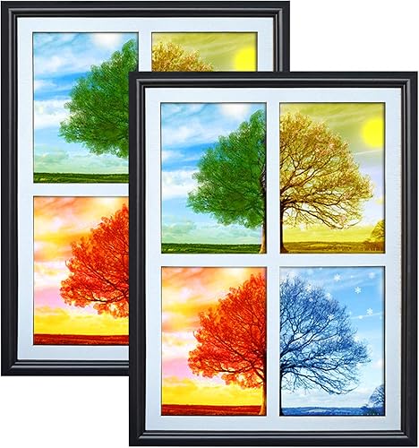 PETAFLOP Juegos de marcos de fotos de 8 x 10 y marco de collage de 5 x 7