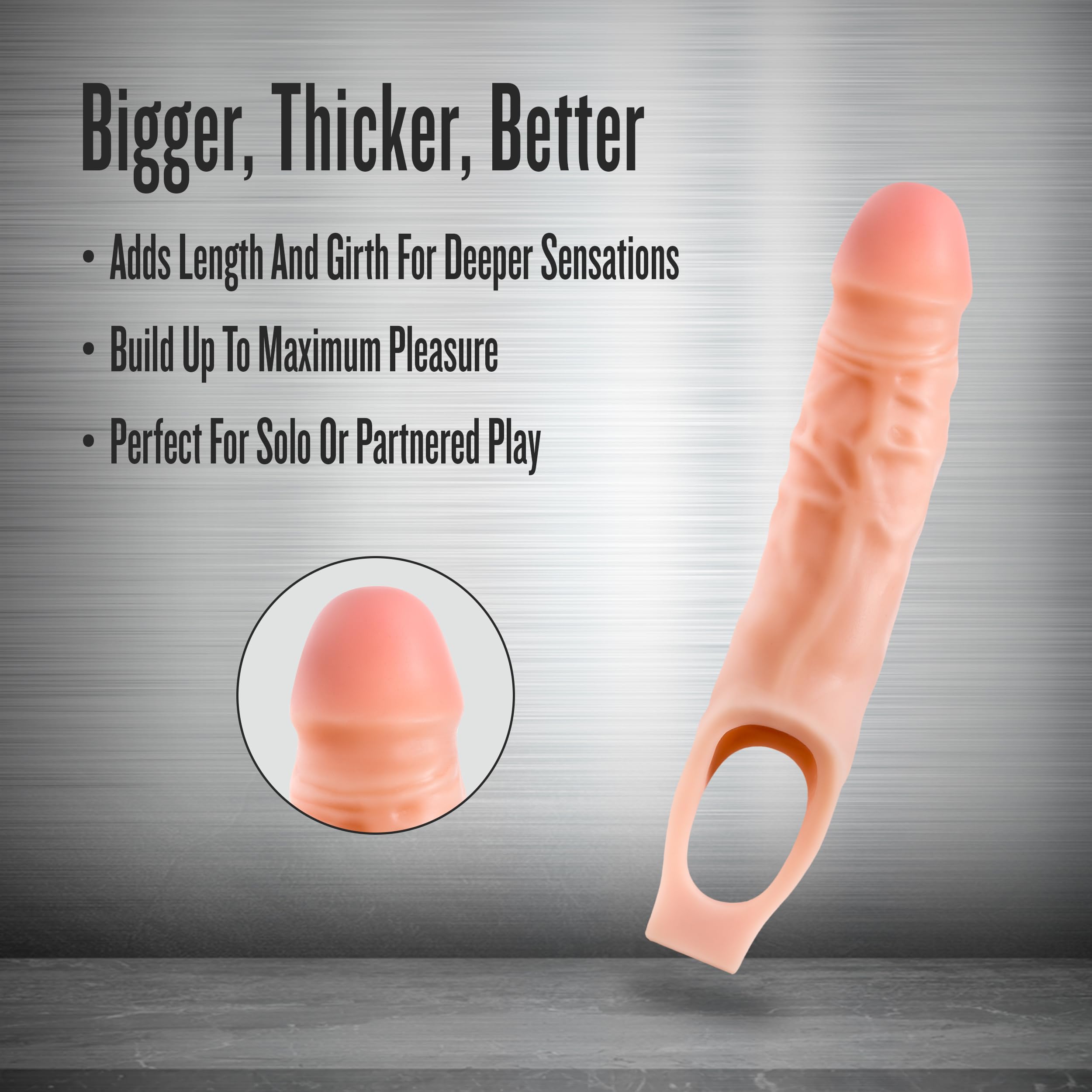 Blush Performance Extensor De La Funda Del Polla Flesh 22,2 cm