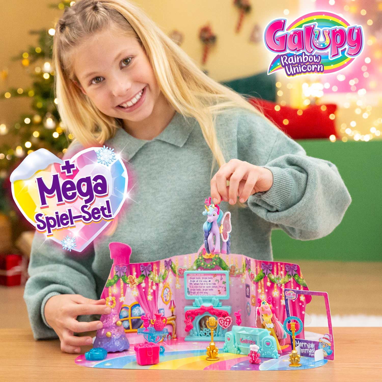 Galupy Rainbow Unicorn Advent Calendar 2025, 24 Surprise Toys with Figures & Accessories, Unicorn Soft Toys for Girls - Image 4