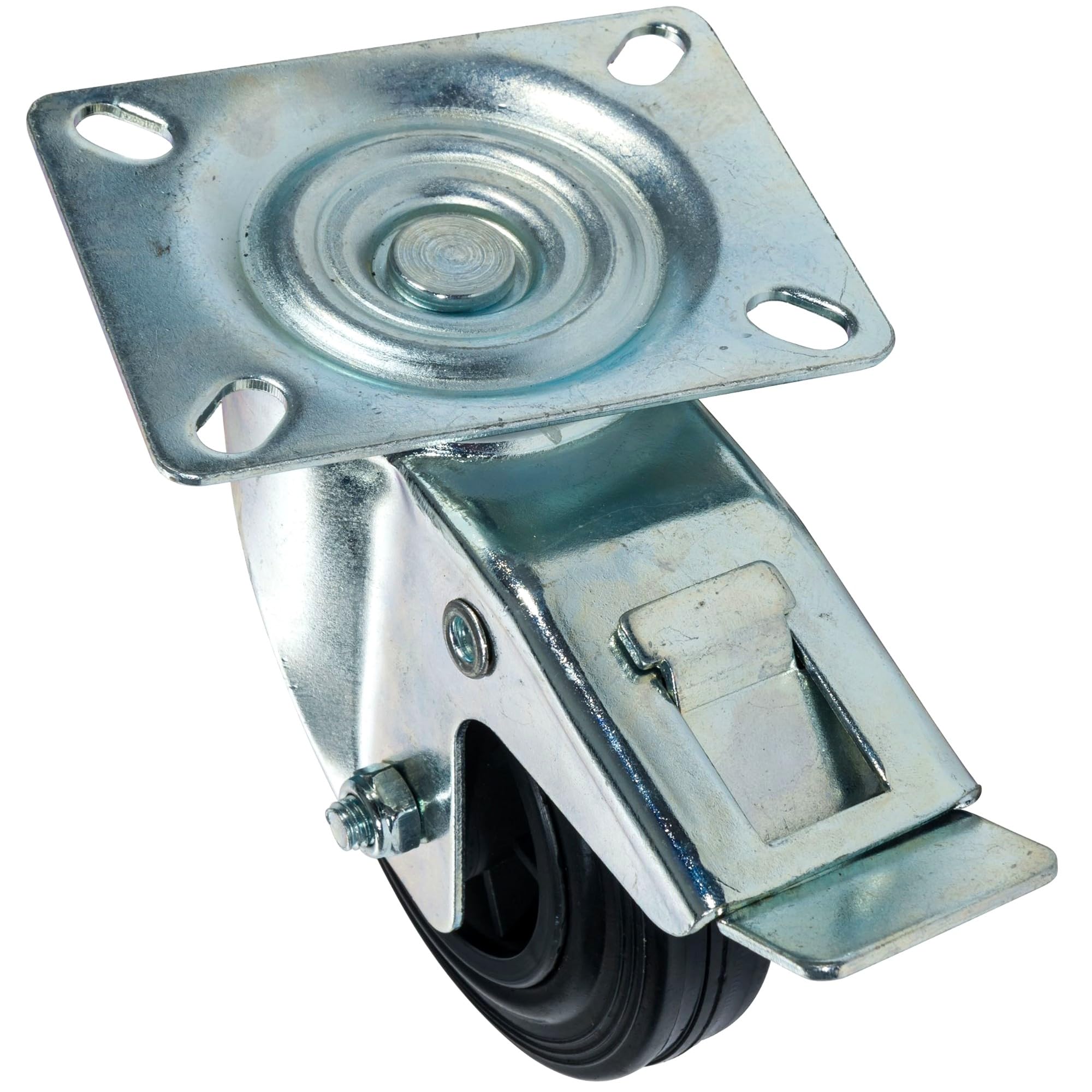 Rueda giratoria WERKA PRO con freno Ø 100mm