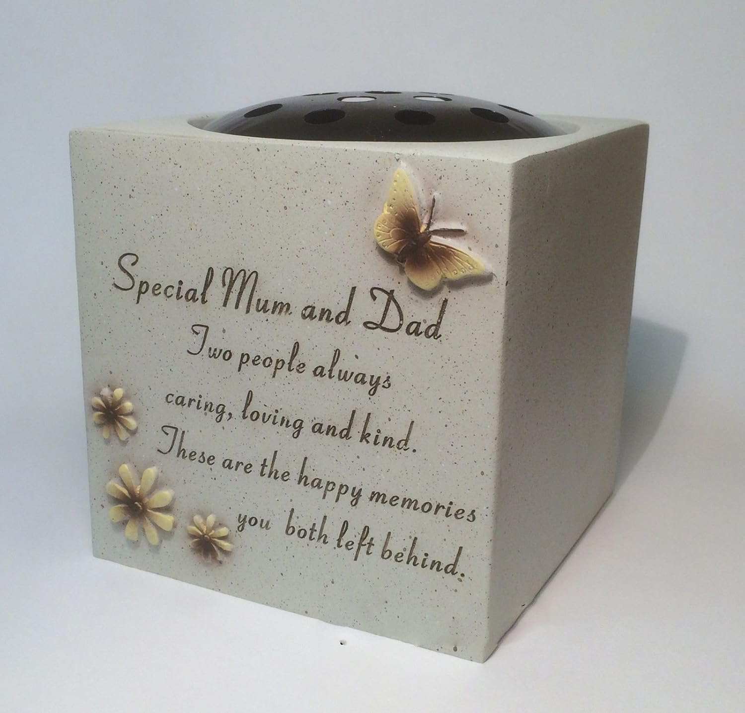 Mum & Dad Funeral Memorial Flower Vase Pots Various