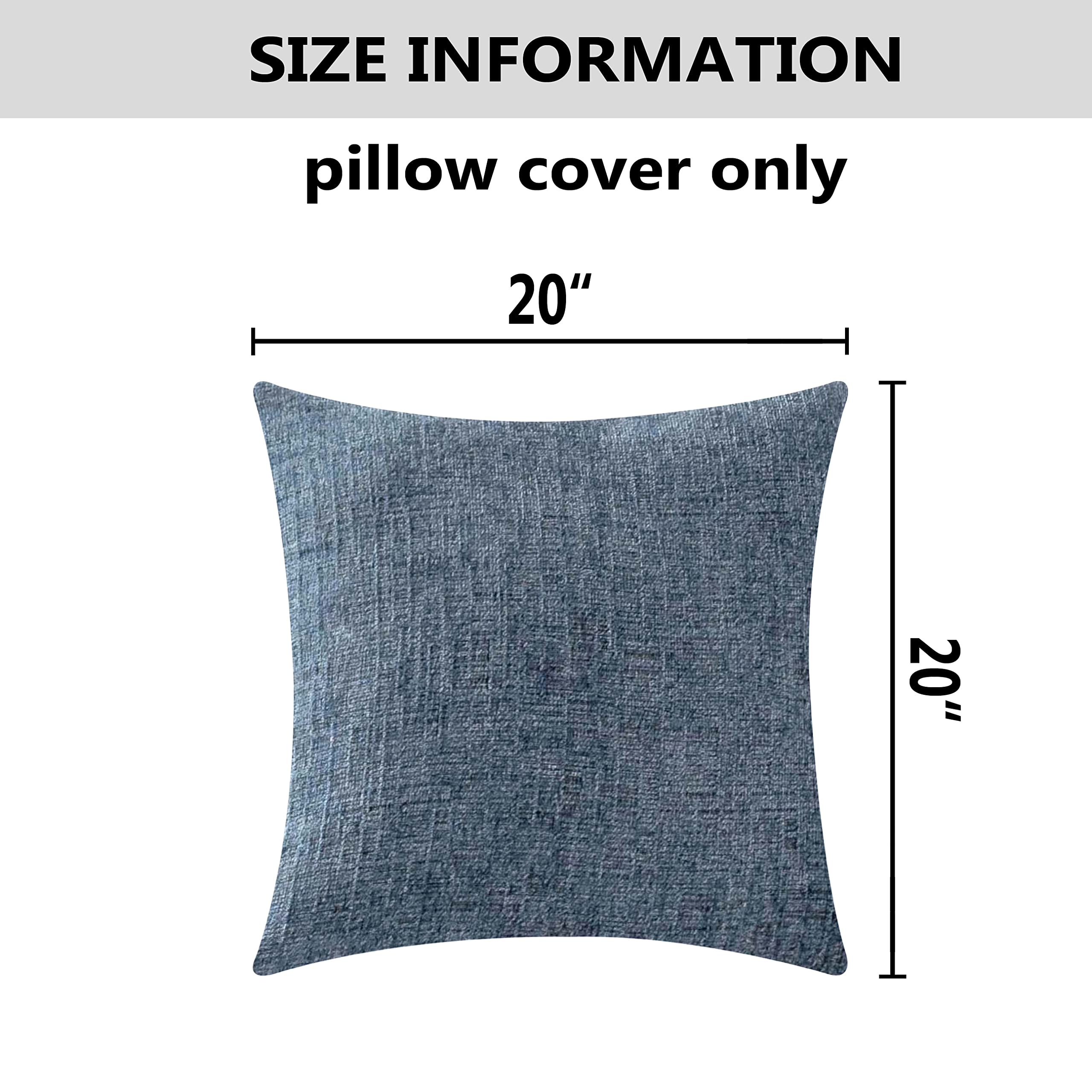 Amazon.com: Home Brilliant Blue Throw Pillows Set of 2 Square
