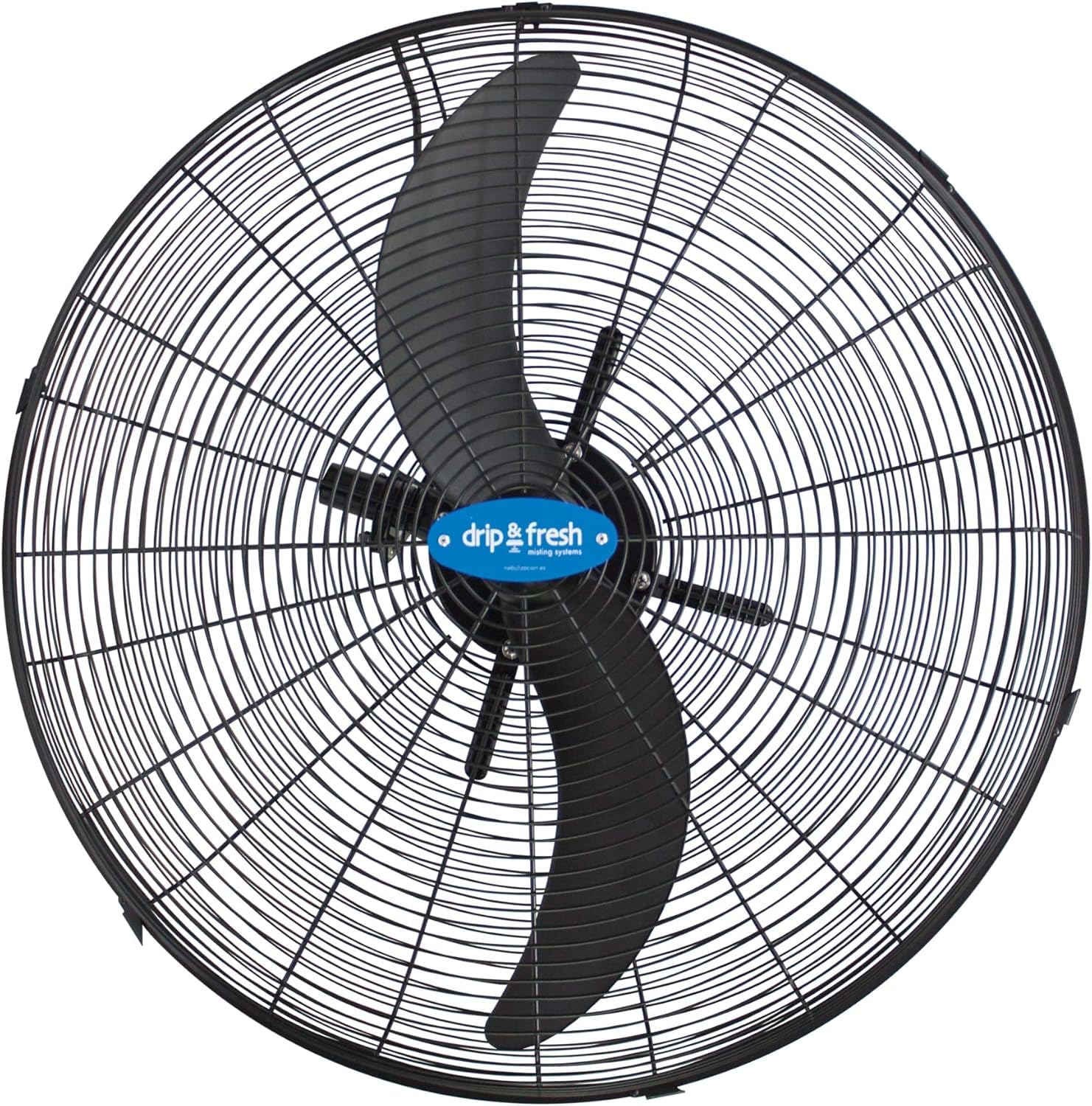 Drip&Fresh - Ventilatore a 2 Pale 24" con Supporto a Parete IP55 200W
