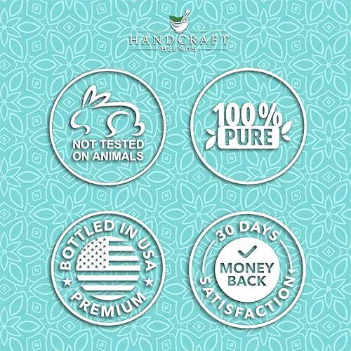 Miniatura 8 de Handcraft Blends Juego de aceites esenciales de menta verde y lavanda – Enorme 4 onzas líquidas – Aceites esenciales 100% puros y naturales – Grado