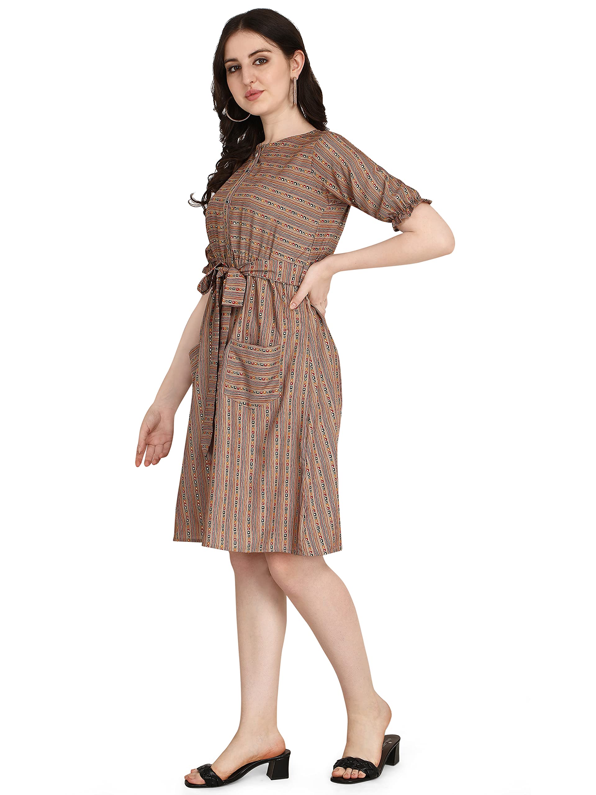 Om Sai Latest Creation Rayon Printed Fully Stitched Straight Kurti For Women & Girls On Jeans Palazzo Or Skirt (Plus Size Upto 2Xl)-(Grey) (Light Grey, Xx-Large)