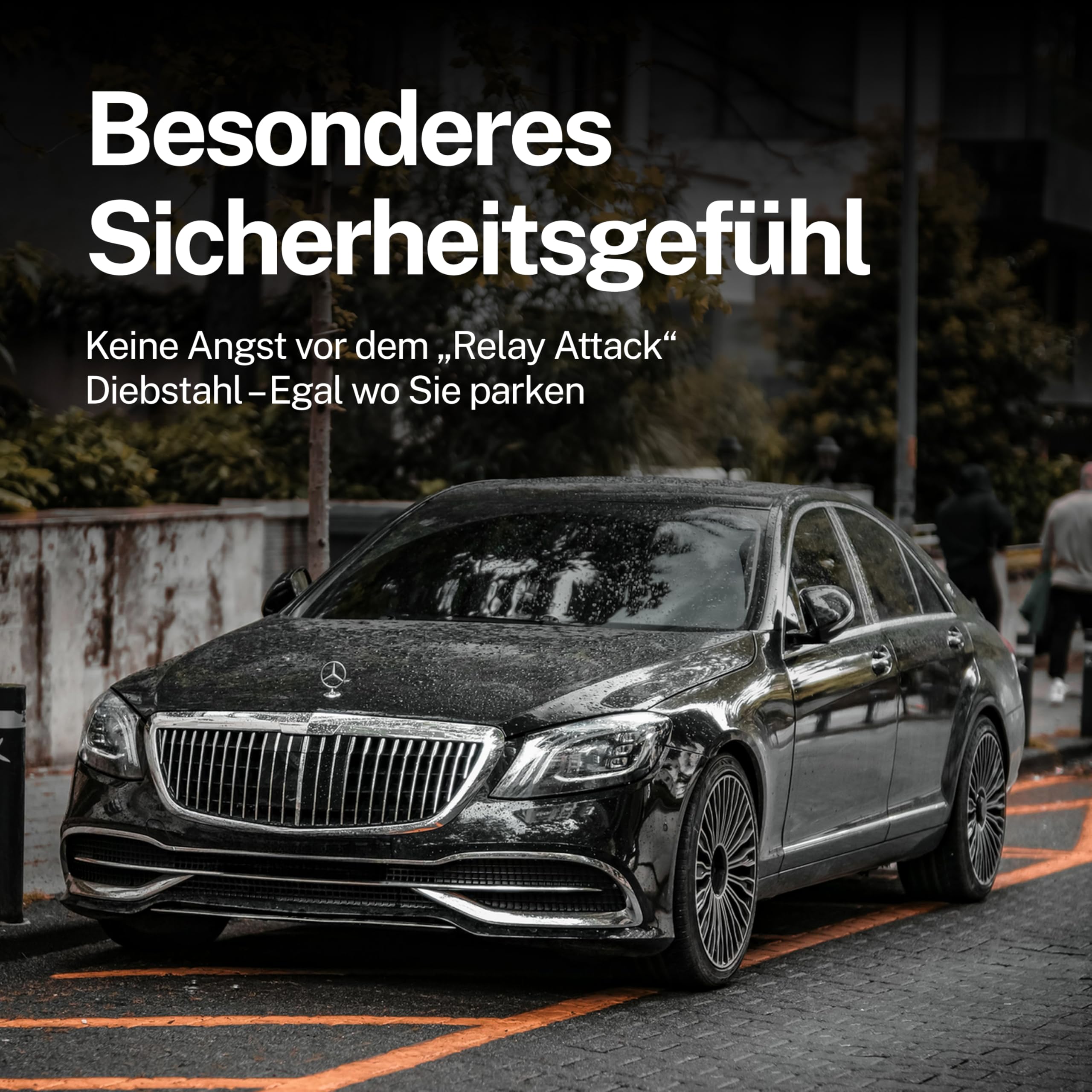 Keyless-Go-Schutz Autoschlüssel Box 100% funkdicht aus Aluminium
