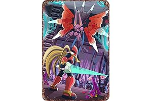 Megaman Zero - Retro Metal Sign