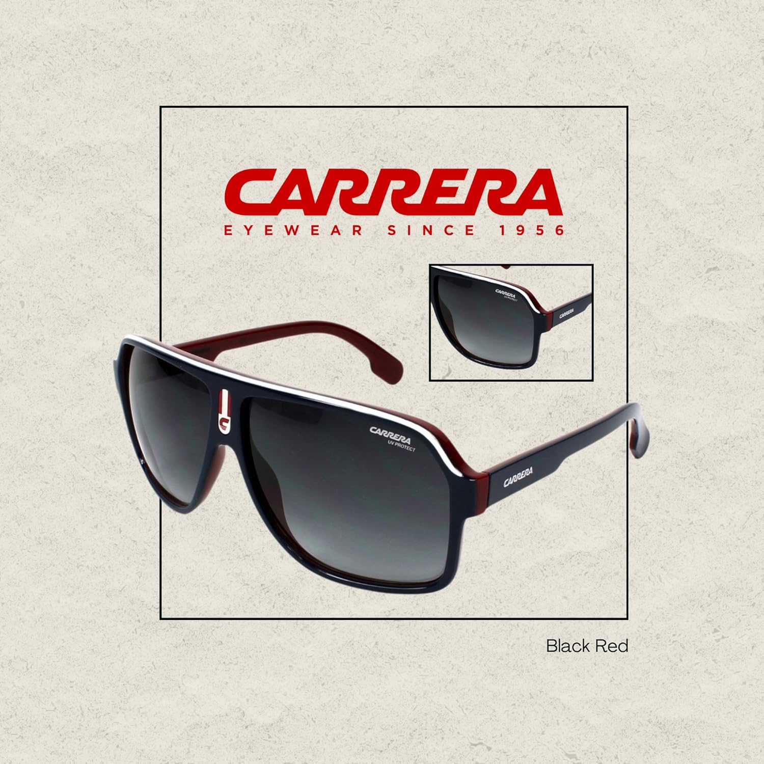 Carrera CA1001/S Plastic Aviator Sunglasses For Men For Women +BUNDLE with ACCESSORY EYEWEAR KIT - Image 2