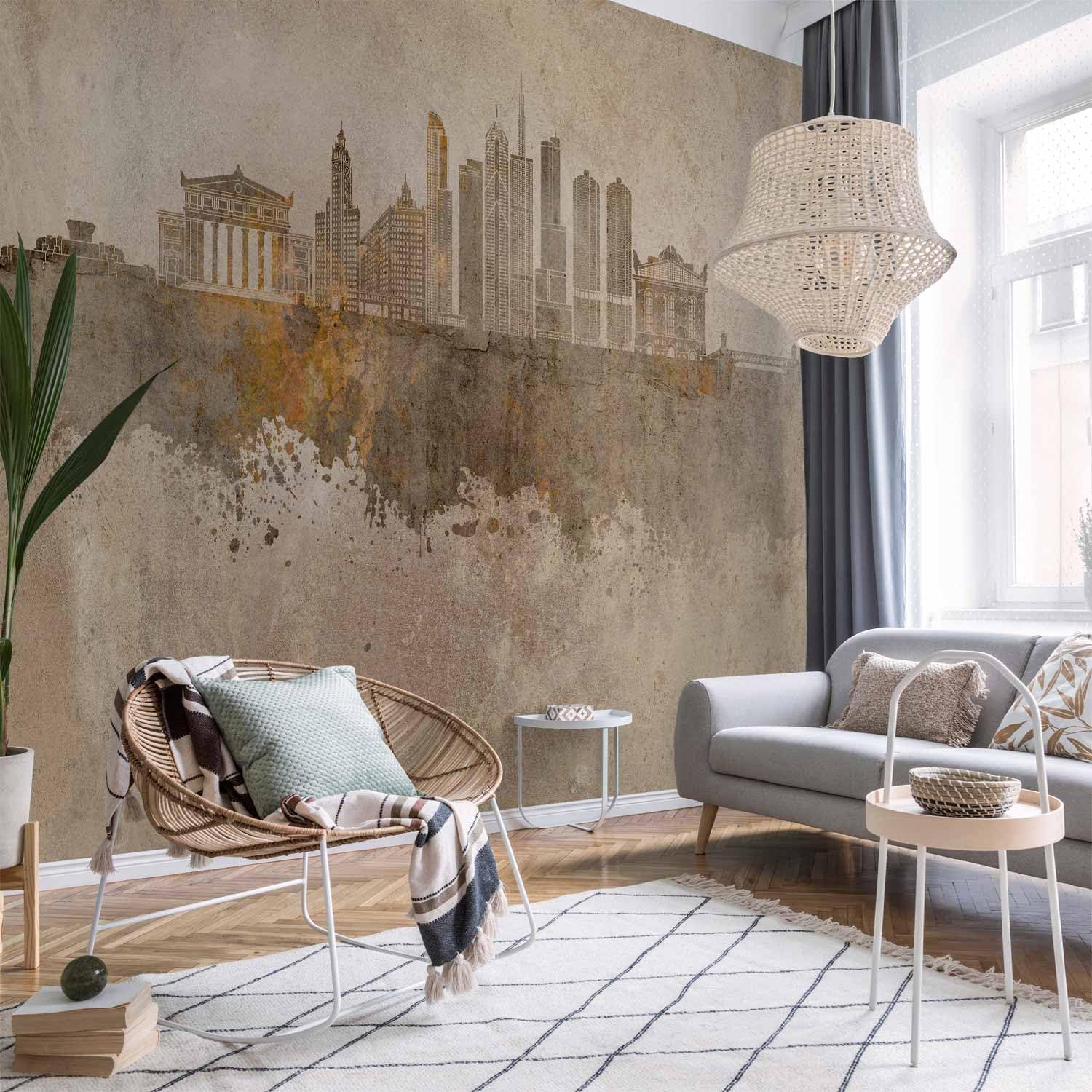 artgeist Wall Mural New York 79x55 in - XXL Non-Woven Wallpaper Fleece Wall Decor Photo Print Picture Image Design Home City City Panorama NY Like Painted d-C-10003-a-a