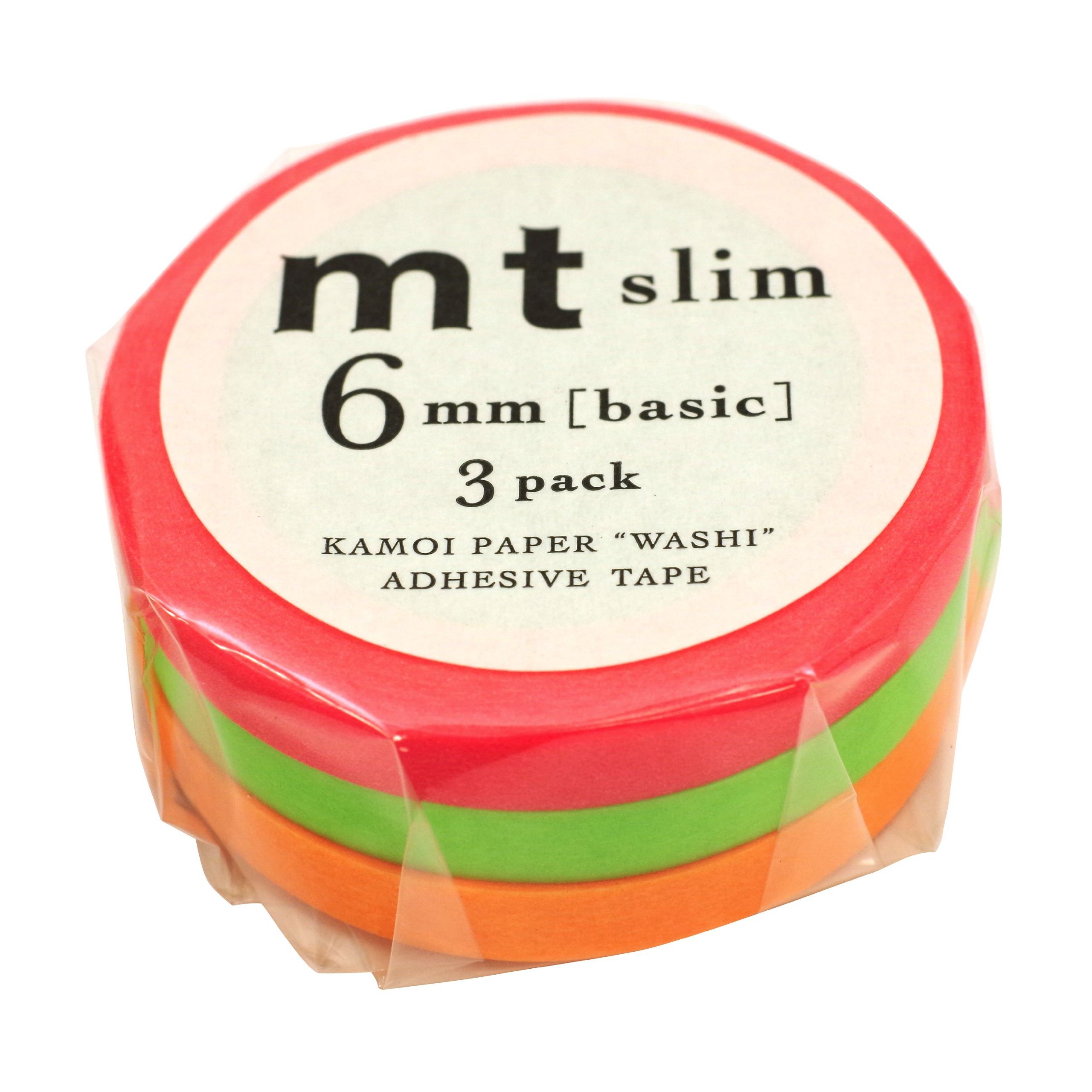 mt Washi Masking Tape, Slim, 6mm x 10m x 3, Red/Orange (B00DLX5KI0) Amazon Price History, Amazon Price Tracker