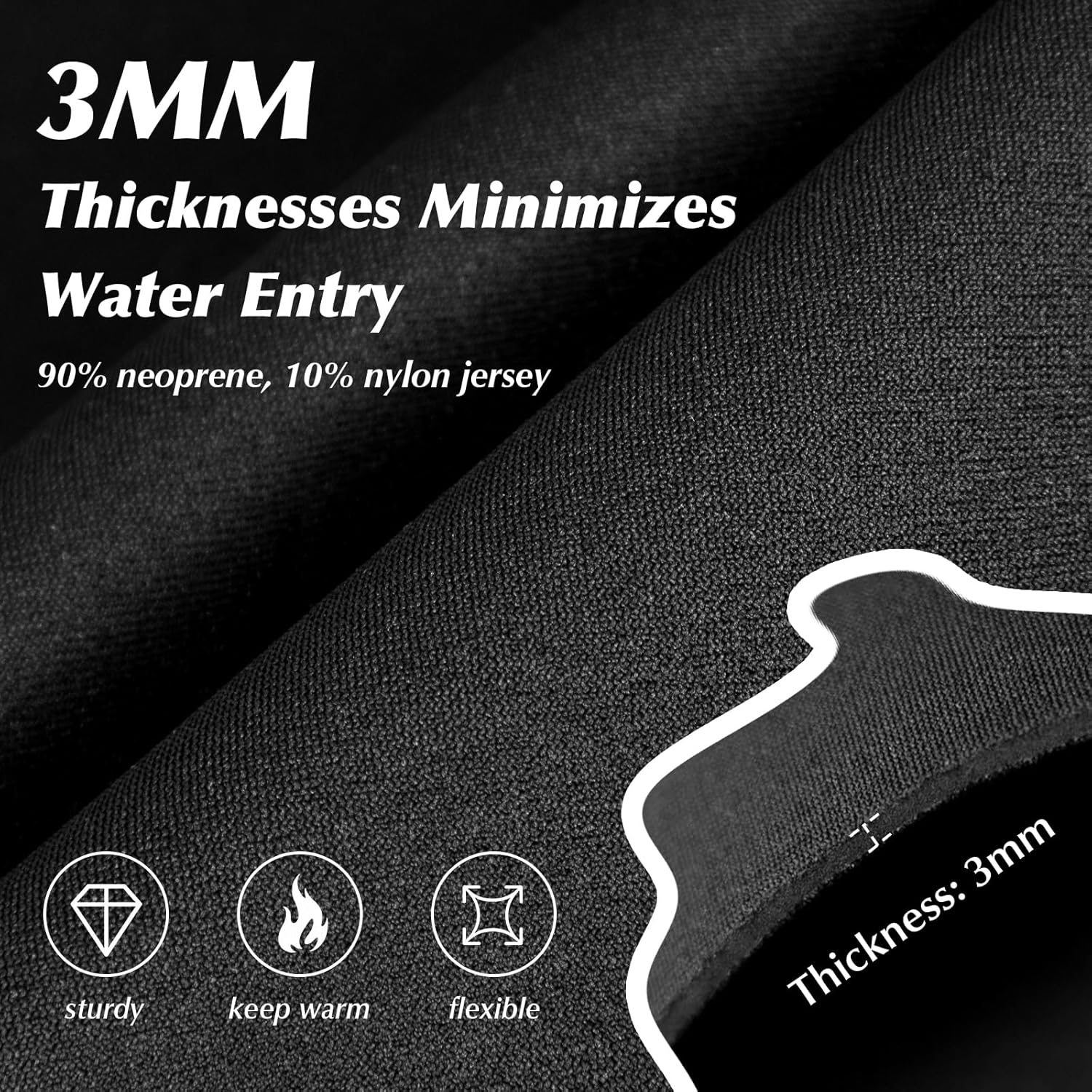 Neoprene Socks, Water Socks 3 mm Diving Socks,Outdoor Water Sports - Image 3