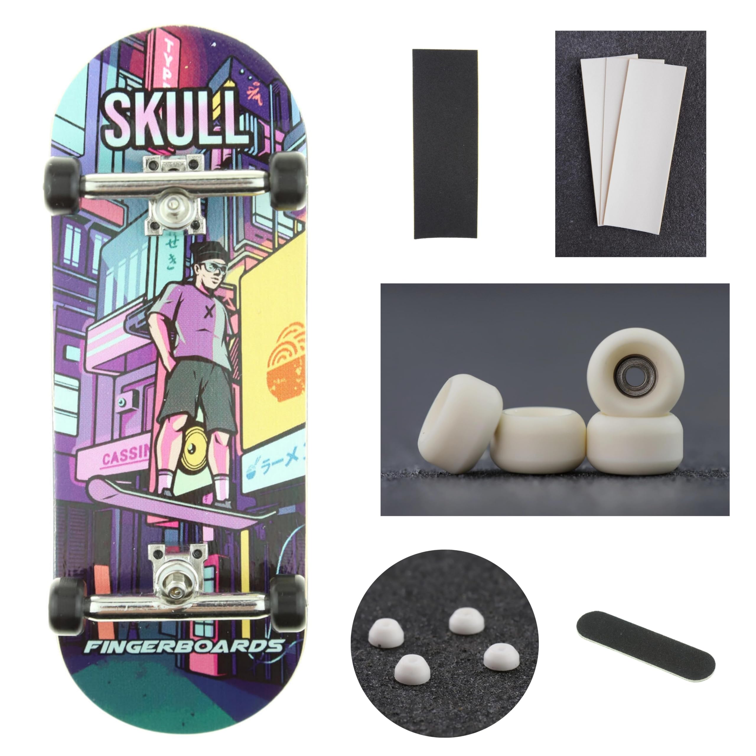 Amazon | Skull Fingerboards Premium Pro 34mm コンプリート