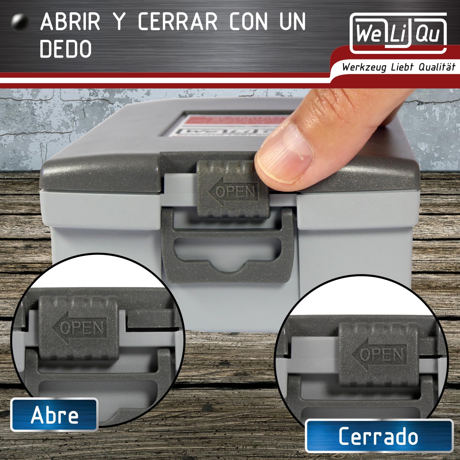 WeLiQu® Brocas para metal cobalto, HSS-E M35, 25 piezas, 1-13 mm, paso de 0,5 mm, autocentrado, DIN 338, tipo N, 135° para acero de hasta 1000 N/mm², V2A, CrNi, bronce, fundición.