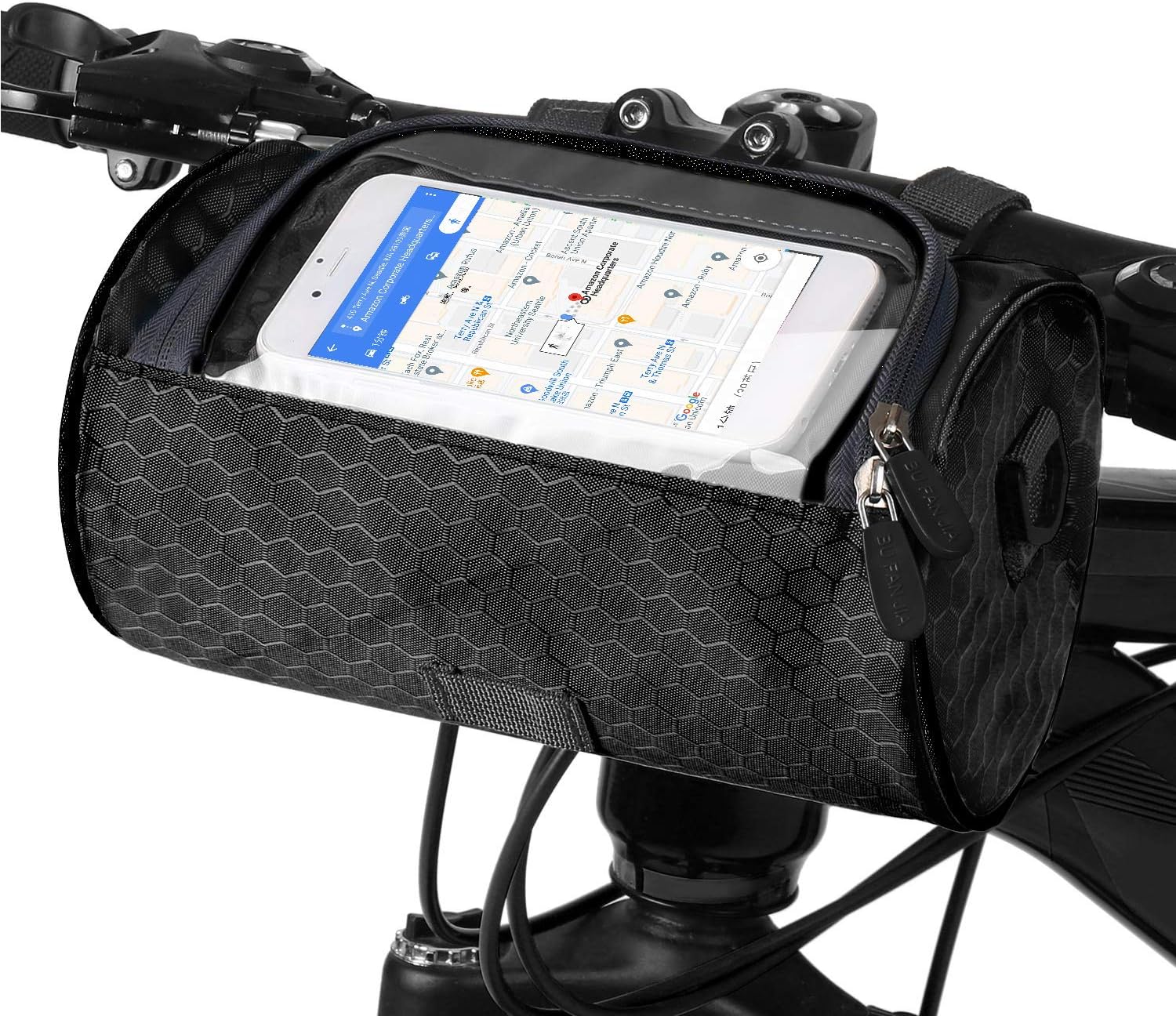Bike Handlebar Bag, Waterproof Bicycle Front Storage Bag