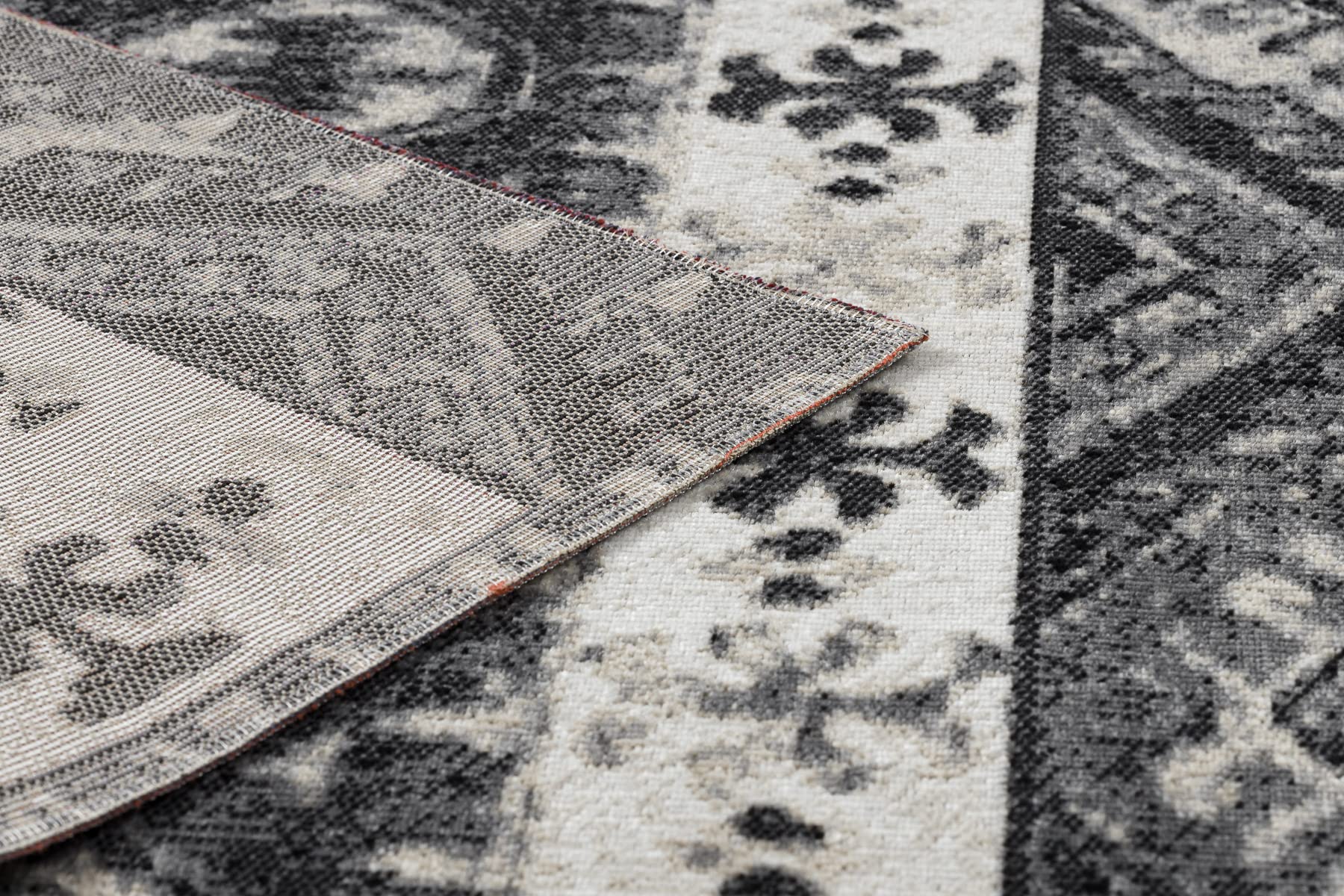 rugsx Tapis Moderne Mundo Ethnique pour l'extérieur Beige/Noir 200x290 cm