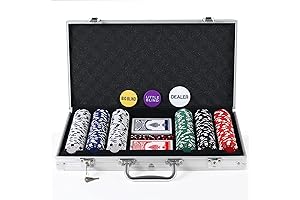 300Pcs Poker Chip Set for Texas Holdem