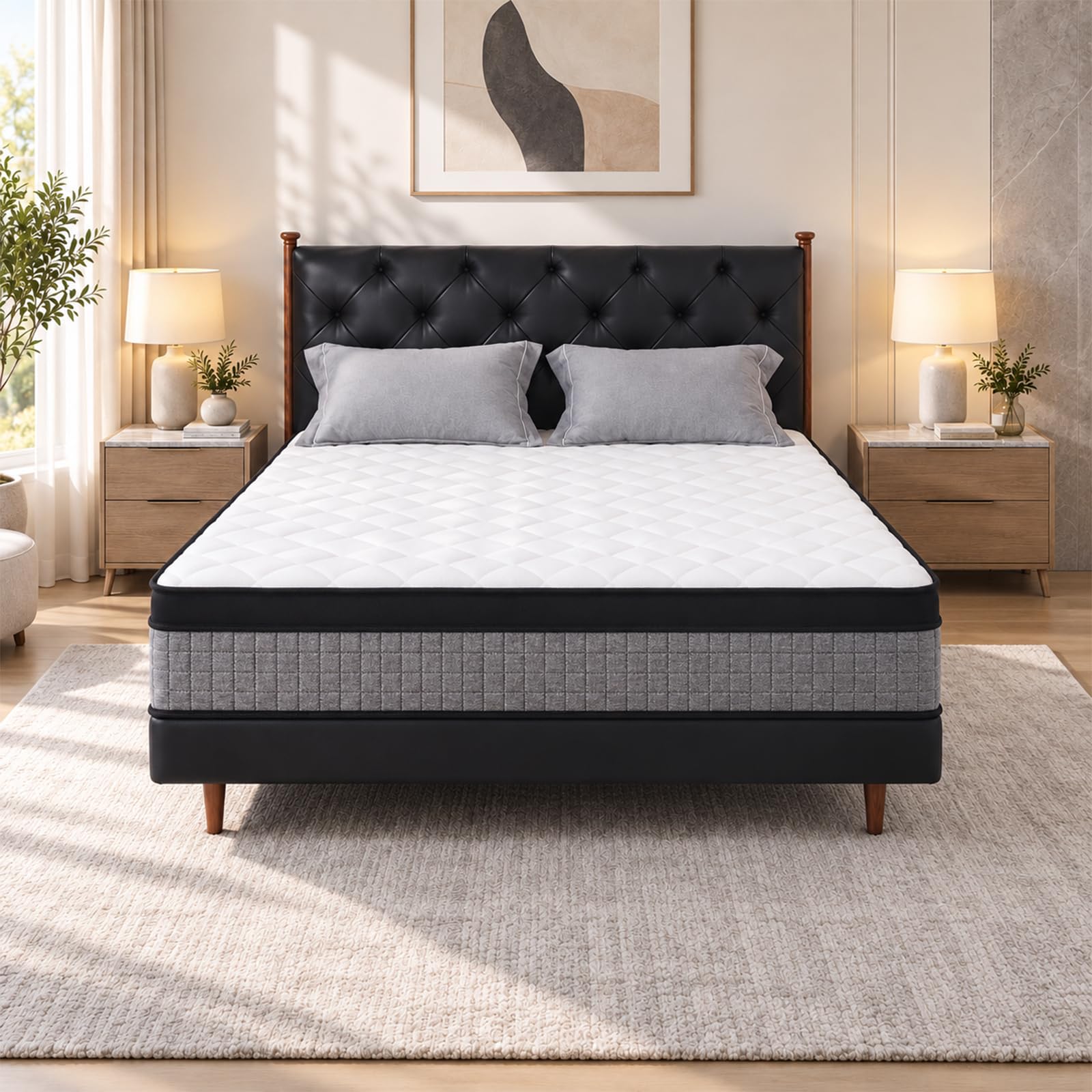 View 1 of ***FACTORY SEALED *** Generic 12-Inch Hybrid Mattress