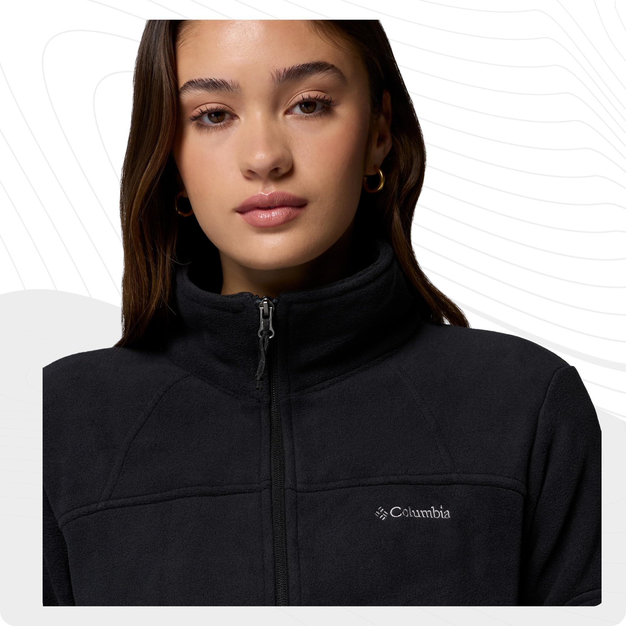 Columbia Fast Trek II Jacket , Fleecejacke mit durchgehendem Reißverschluss für Damen