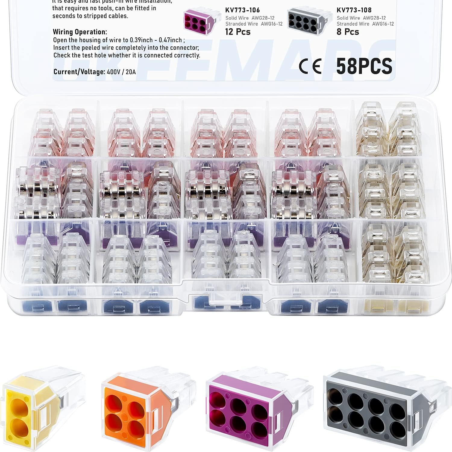 Push-in Wire Connectors