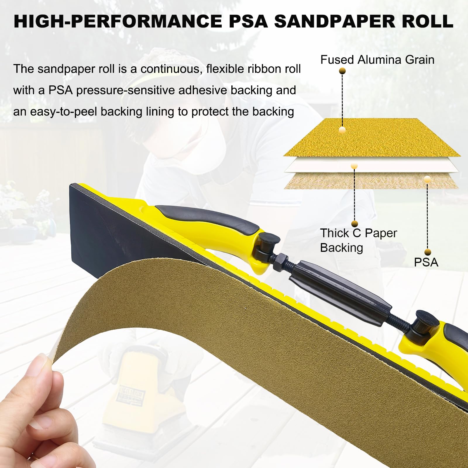 30 Yard Sanding Sheet Roll Kit - Automotive & Woodworking -3