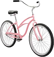 Vista 21 de Sixthreezero Urban Lady Beach Cruiser - Bicicleta híbrida de 3 velocidades para mujer