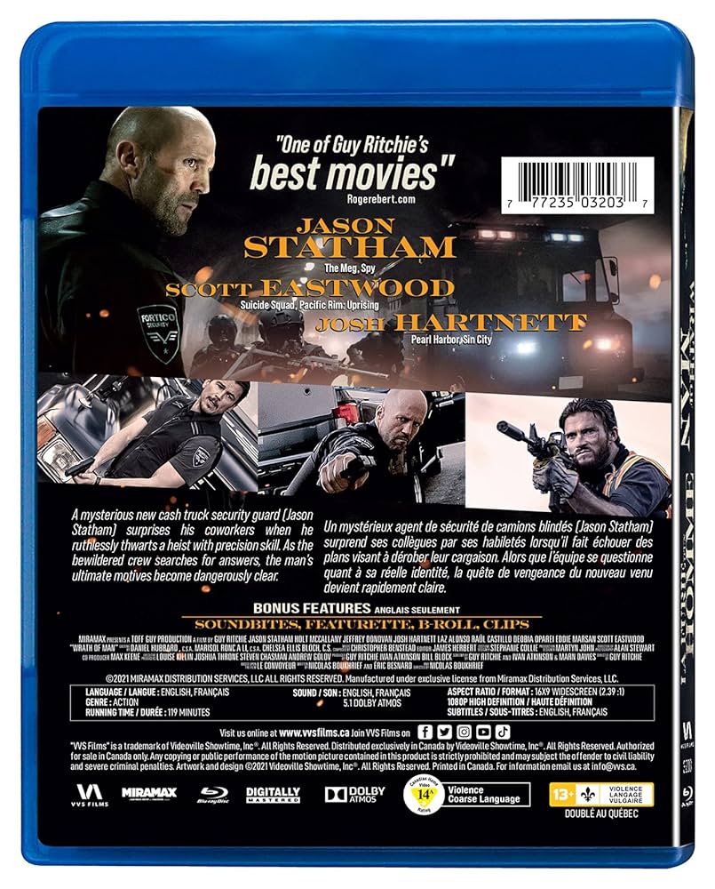 Amazon.co.jp: Wrath of Man [Blu-ray] : DVD