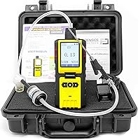 Forensics Detectors Exhaust Gas CO Analyzer for Motorcycles Forklifts Autos Small Engines | 0-2% CO NIST Calibrated Probe Filters