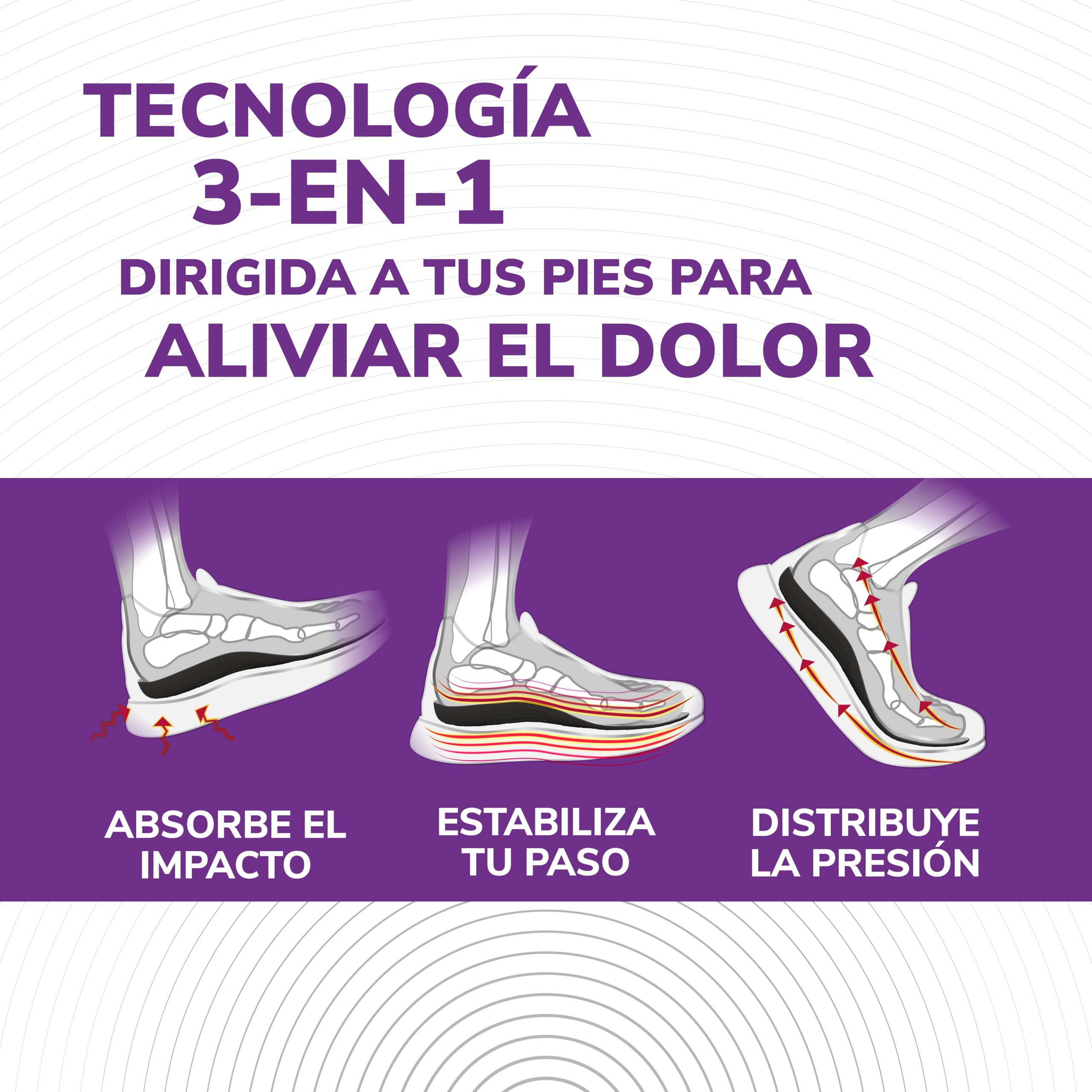 Scholl In-Balance Plantillas Ortopédicas para Hombre y Mujer - Plantillas Fascitis Plantar, Dolor de Talón y Metatarsalgia, Soporte del Arco, Pies Planos y Espolón Calcáneo, Talla L 42,5-45 - 3