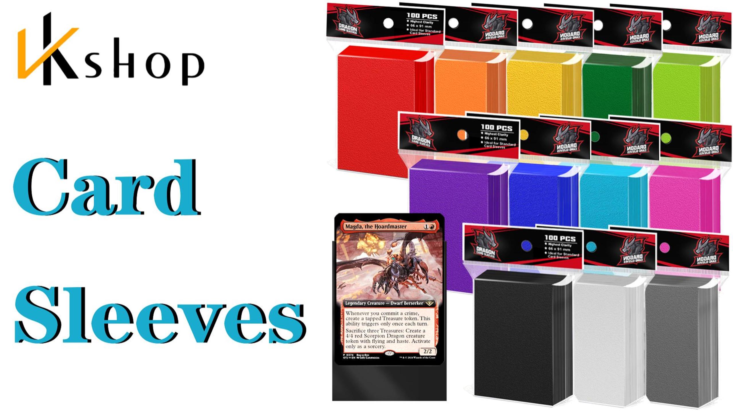 trickstar card sleeves Amazon.com: 1200PCS Matte Card Sleeves for Trading Cards - Standard Size  (66x91mm) Fit for MTG, Yugioh, Baseball Cards, Board Games