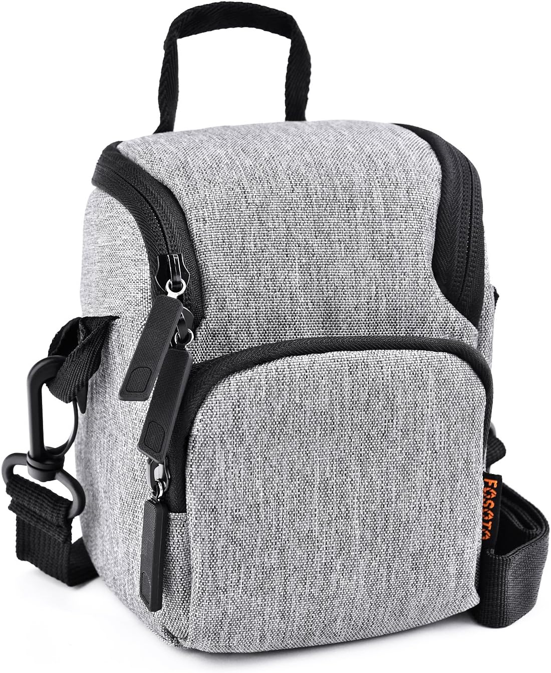 FOSOTO Camera Case Bag Compatible for Nikon L340 L330 B500 L840,Canon SX420 SX720 SX620 G7X, Sony A6000 A6300 a5100 NEX-6 W830 RX100 RX0M2,Panasonic GX85 ZS60 Long Zoom or Compact Syste