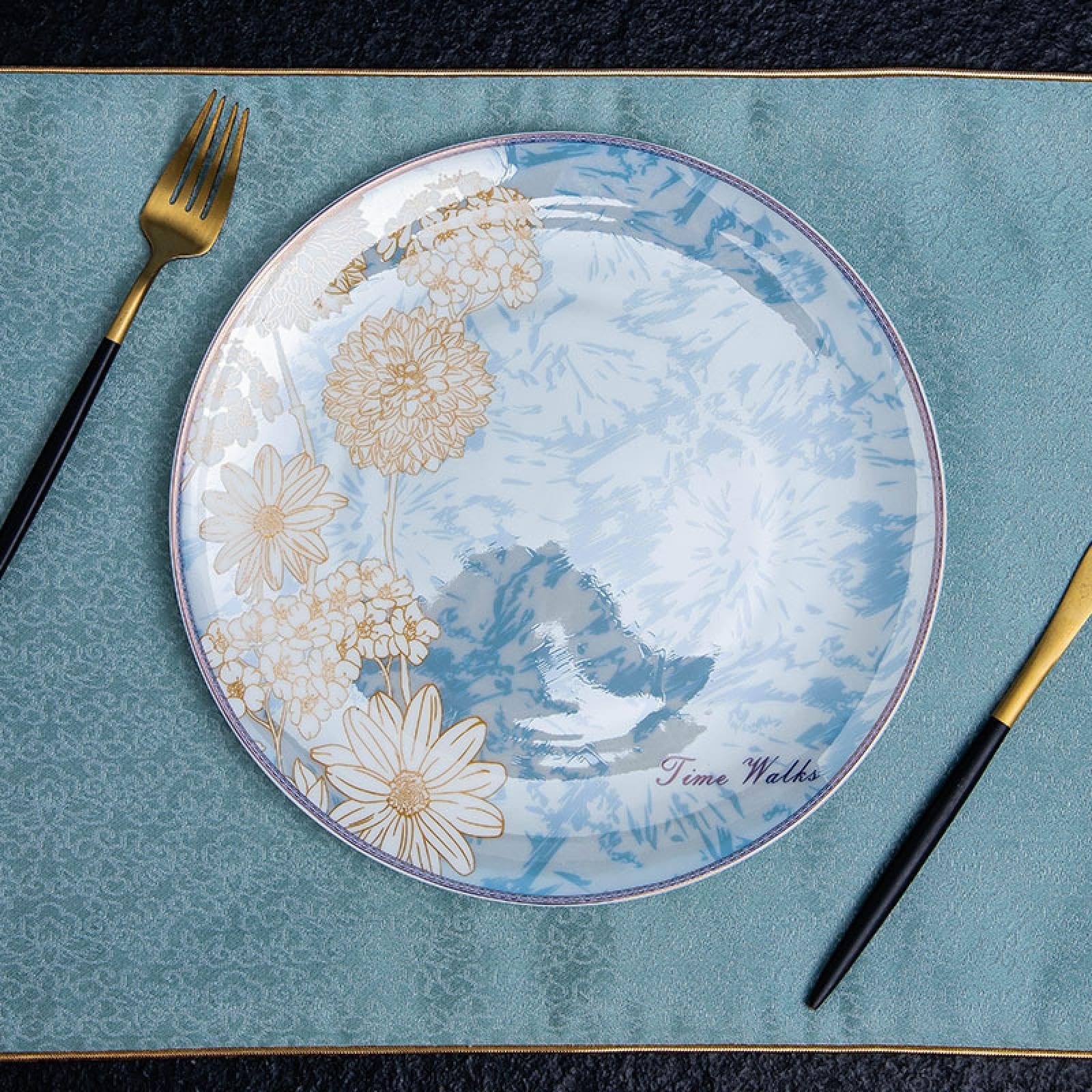 Amazon.co.jp: HYAOYMEND 高温ボーンチャイナ食器セット、皿、皿