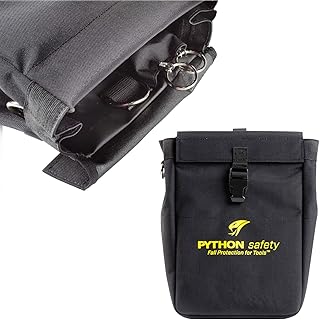 3M - PCH-TOOLXDRET DBI-SALA Python, 1500128 Extra Deep, Made w/Heavy Duty Durable Canvas, w/Inner Lining Prevents Punctures & 2 Retractors 8.75 X 13-Inch