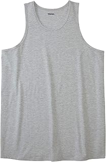 Men's Big & Tall Shrink-Less Lightweight Tank - Big -...