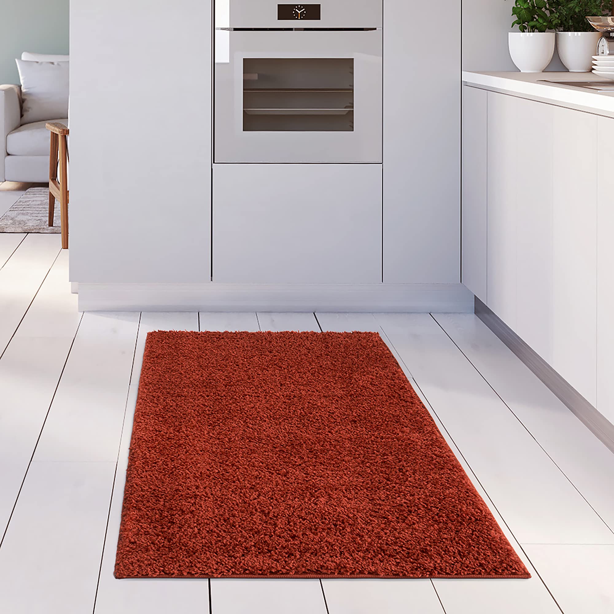 THE RUGS Living Room Rug, Shaggy Soft And Elegant Carpets for The Bedrooms And Kitchen Easy To Clean - Image 2