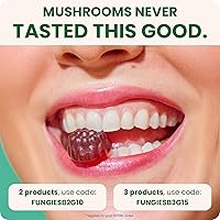 Vista 8 de Fungies Multi Mushroom Gummies for Men & Women - Mushroom Supplement Includes Lion’s Mane, Cordyceps, Reishi, Chaga, Shiitake, Maitake & Turkey Tail