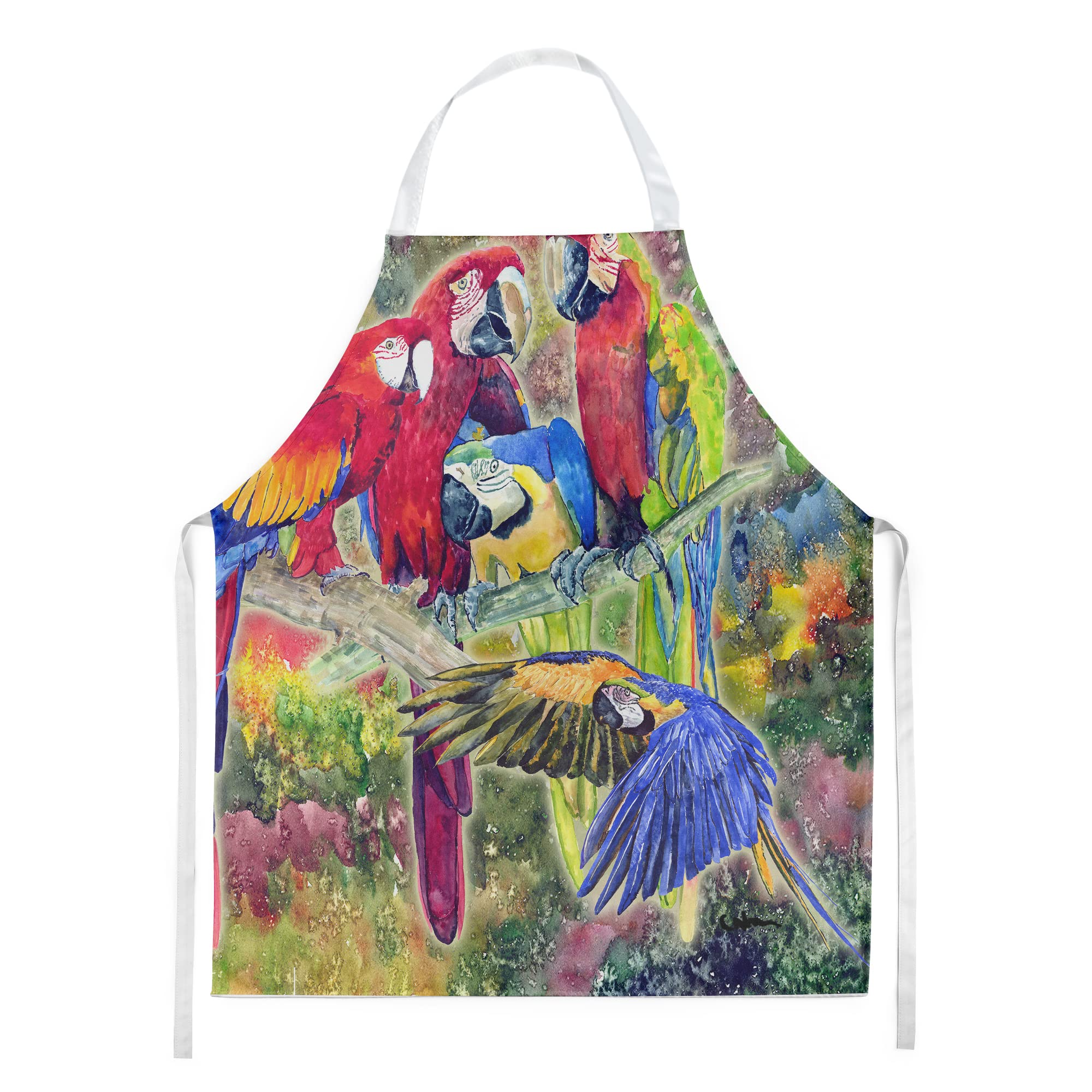 Caroline 's Treasures 8600 Schürze Parrot Head Schürze, groß, multicolor