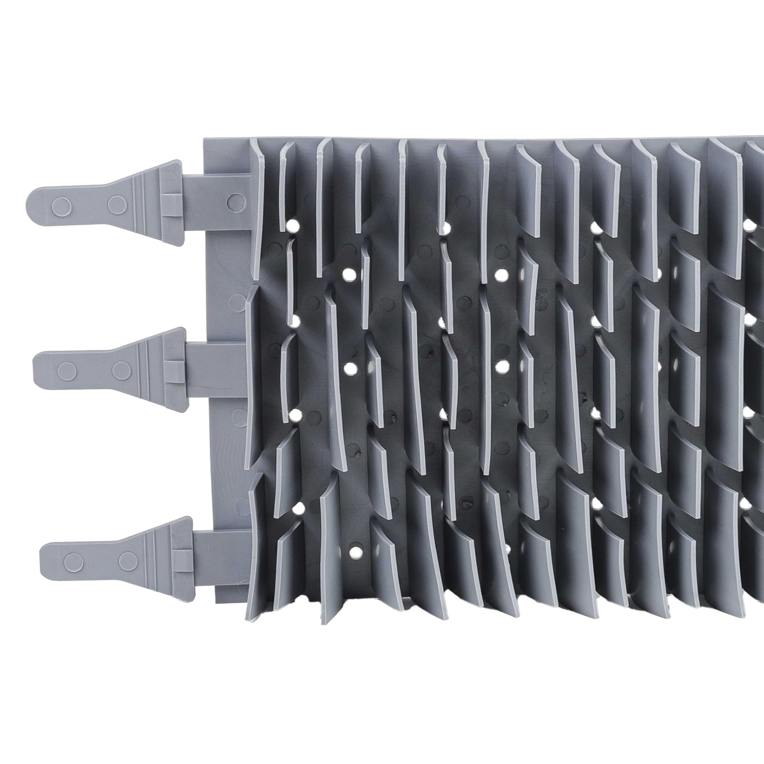 vhbw Cepillo reemplaza Zodiac R0962800 para Robot, Aspirador de Piscina - De Caucho, 24,5 x 13 x 3 cm