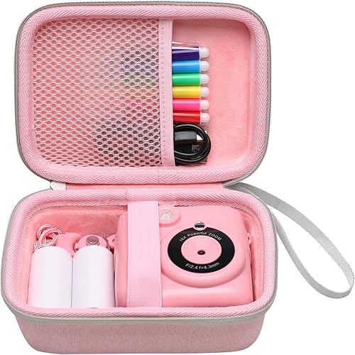 LTGEM - Funda para cámara para niños, compatible con cámara de impresión instantánea para cámaras de video digitales, bolsa de almacenamiento para