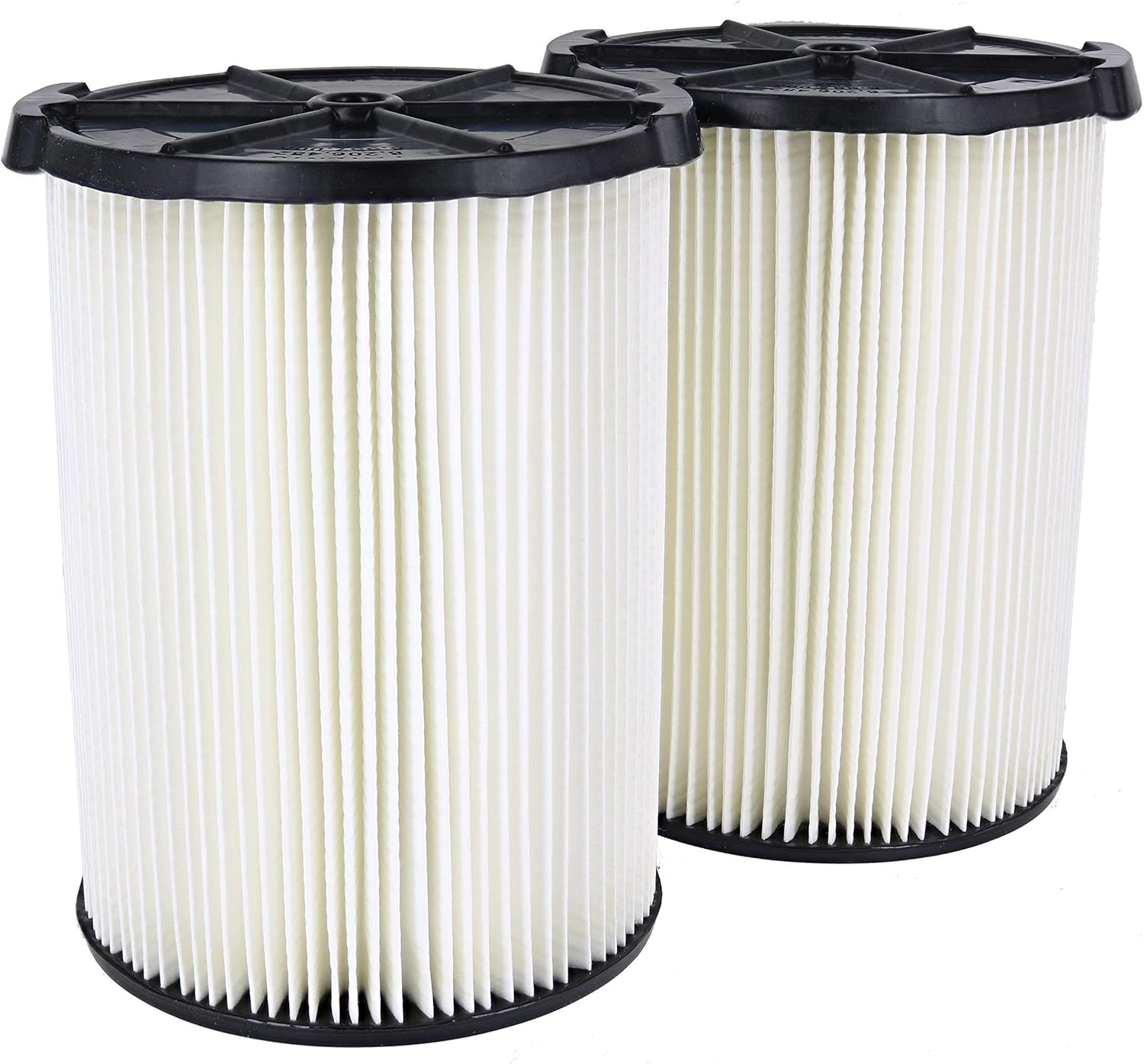 Ridgid VF4200 Genuine Replacement 1-Layer Everyday Dirt Wet/Dry Vac Filter for Ridgid 5-20 Gallon Vacuums (2 pack VF4000) (Renewed)