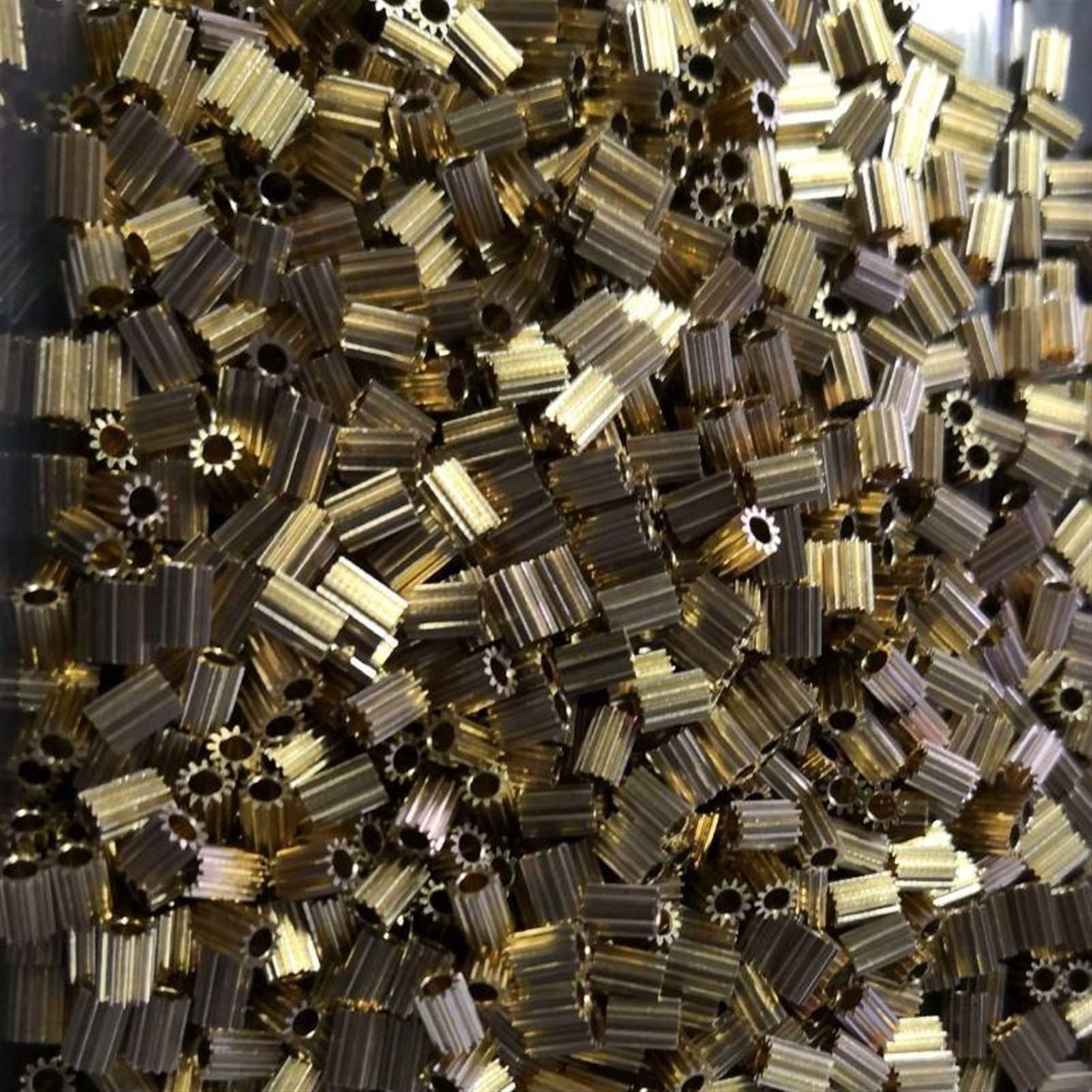 大きなベアリングギア2個　真鍮　青銅　シャビー　ジャンクガーデン　歯車 Amazon.co.jp: モーターの真鍮製のピニオン、歯車、 0.25M ギア 12T 銅