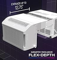 Vista 4 de GE Profile ClearView - Aire acondicionado de ventana inversor de 12,200 BTU, tecnología inversor, ultra silencioso para habitaciones grandes +
