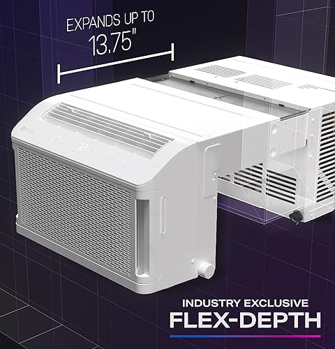 Miniatura 7 de GE Profile ClearView - Aire acondicionado de ventana inversor de 10,300 BTU, tecnología de inversor, ultra silencioso para habitaciones medianas,